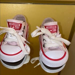 Converse infant light pink canvas “Chucks”, sz 2.